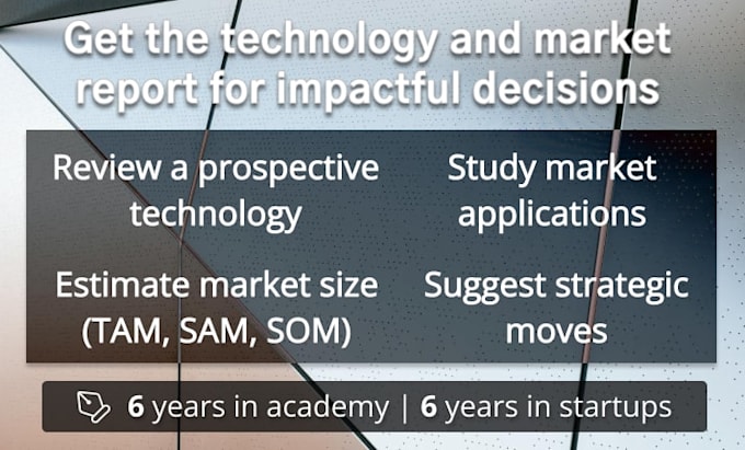 do technology market research