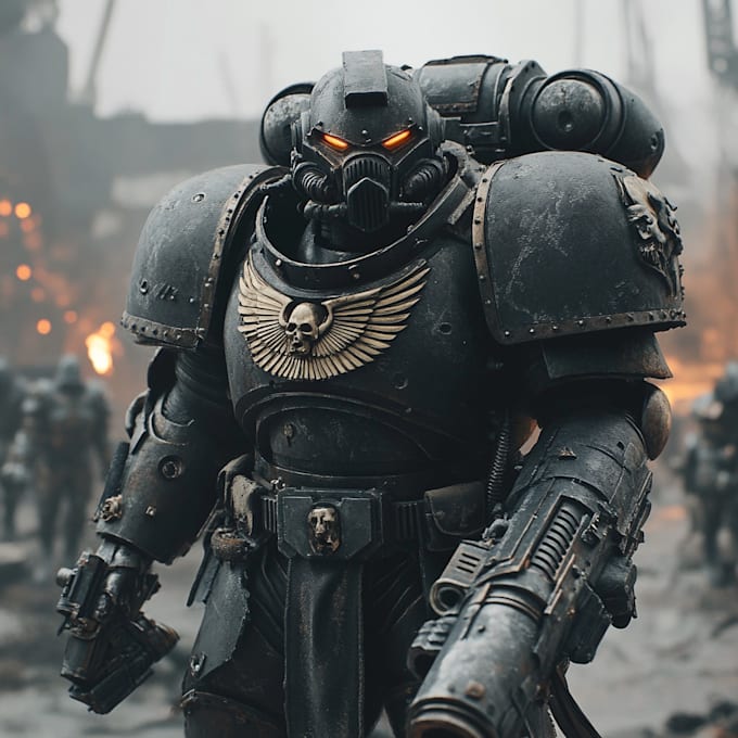 paint a warhammer 40k character for you