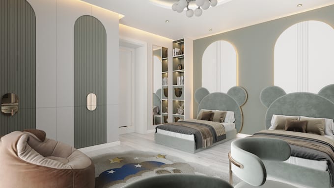 design and render 3d interiors or exteriors for your home