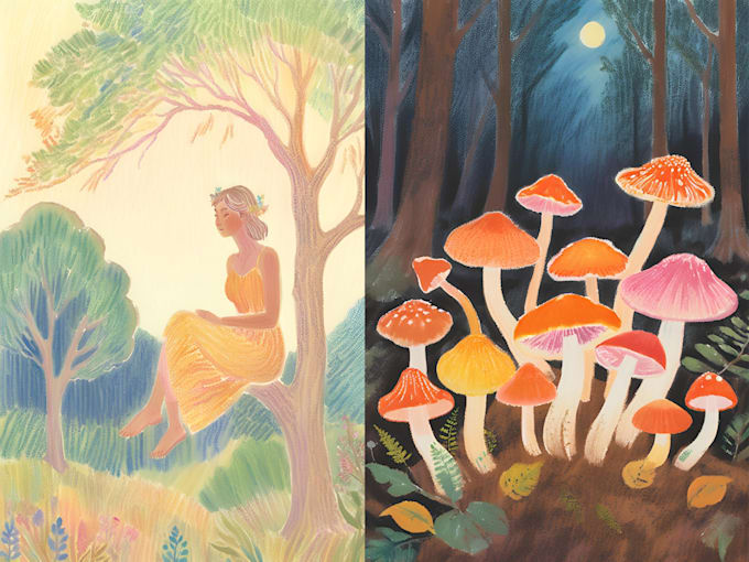 create unique colored pencil illustrations with ai