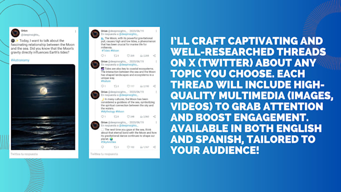 write a captivating twitter thread to engage your audience