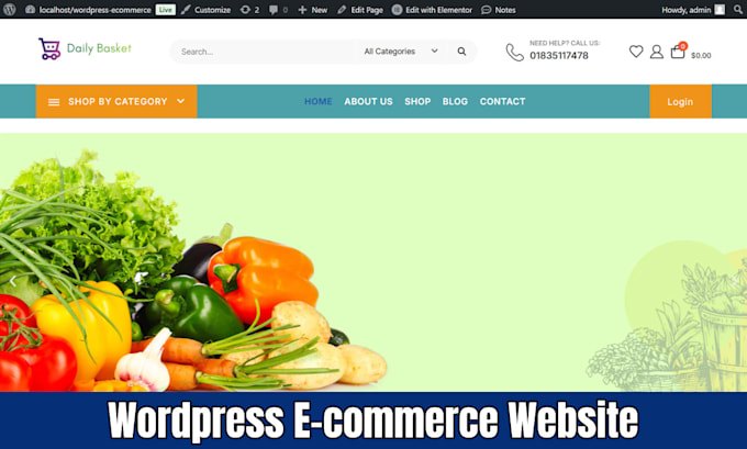 build wordpress website development, design, redesign, elementor pro expert