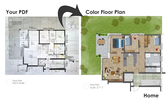 Do color site plans, master plans for real estate by Architectbipu | Fiverr