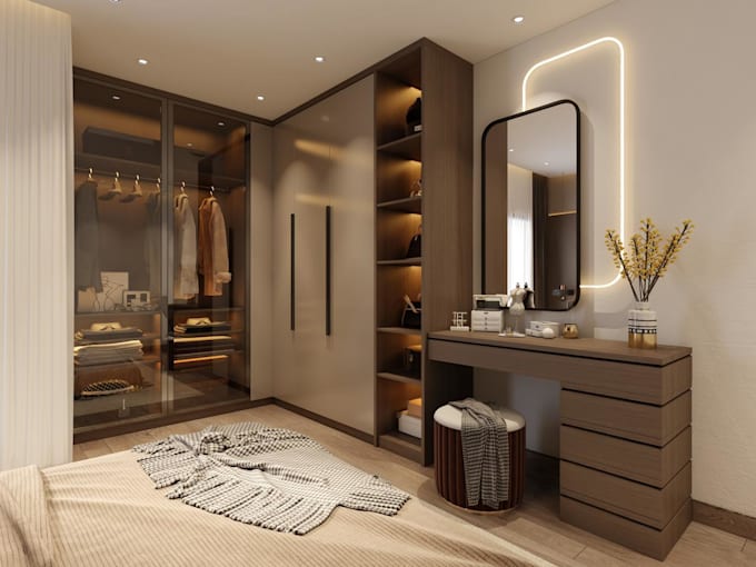 do interior design and realistic 3d rendering using 3ds max