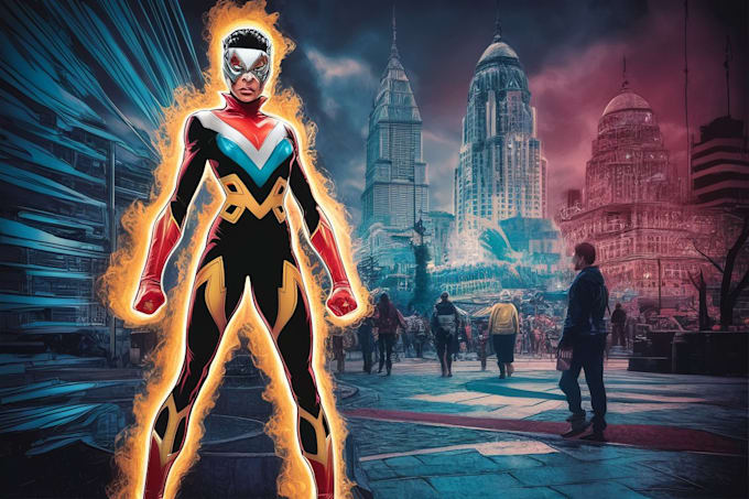 draw your favorite superhero character and comic