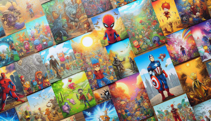 create comics and cartoon illustrations