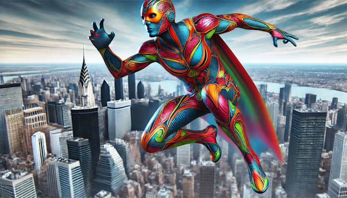 draw you a superhero character