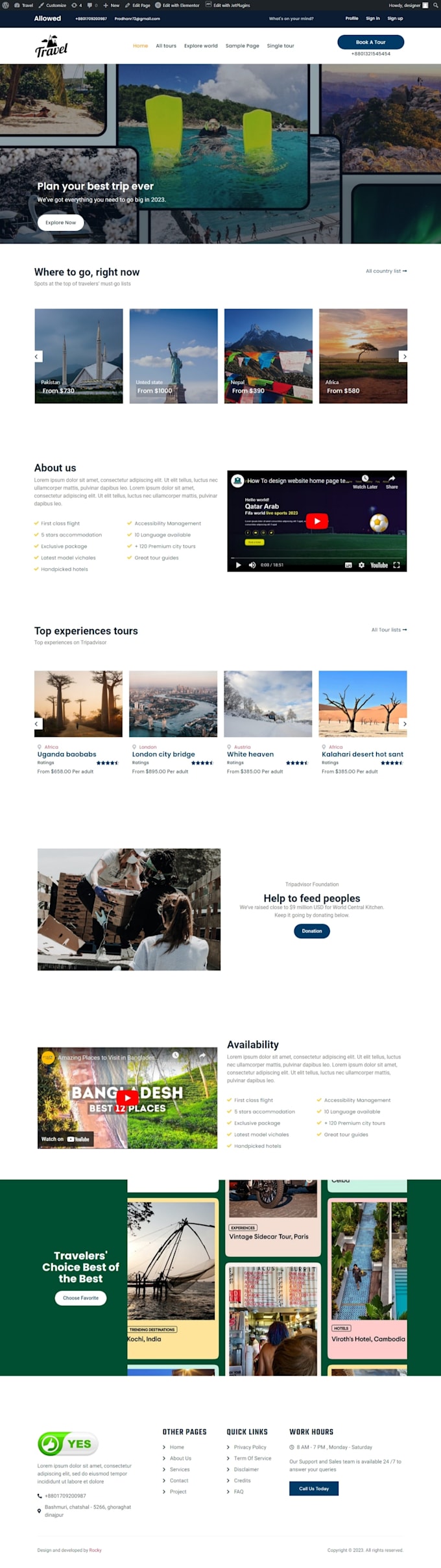 build dynamic directory or listing wordpress website with elementor, crocoblock