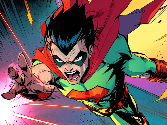 do comic book art and comic book illustration