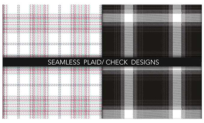 do seamless check, plaid, stripe pattern design