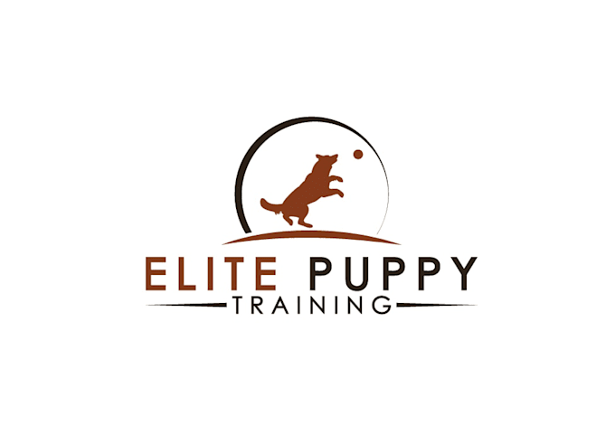 create a minimalist creative dog logo design
