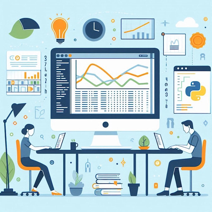 analyse and visualize large sets of data using python