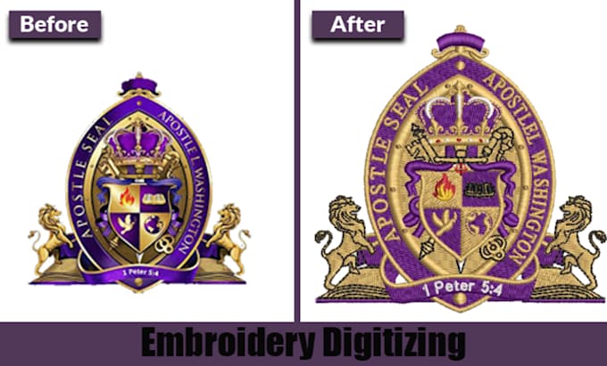 convert to embroidery pes and dst file in 2 hour