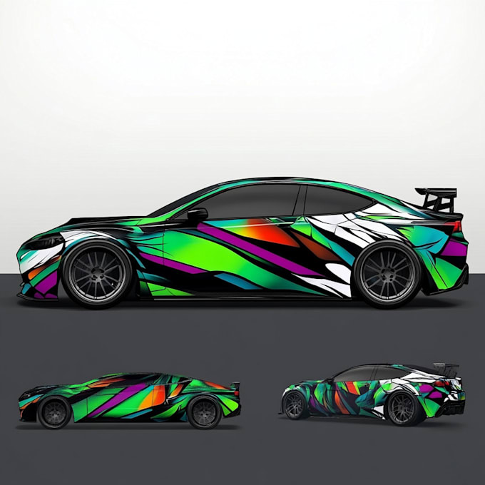 do car wrap design, vehicle wrap design, van wrap design