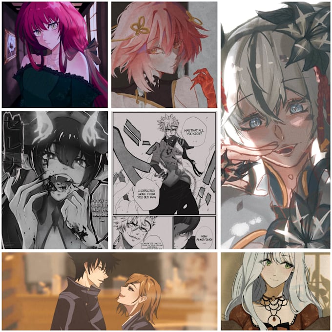 draw anime style, manga, fan art, etc