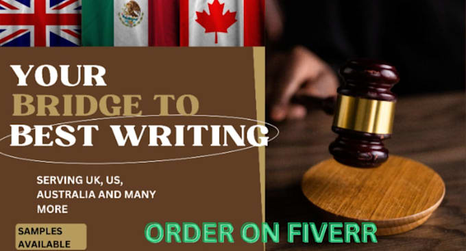 do law research, reports, proposals and presentations