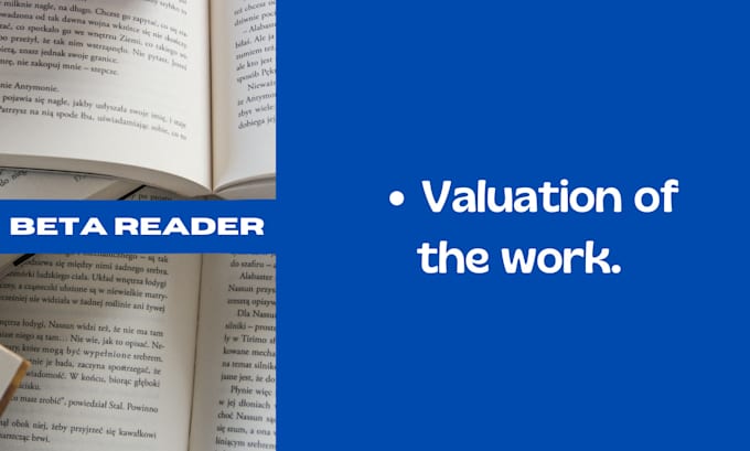 evaluate your book and critique it as a beta reader