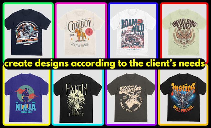 design the most visually appealing t shirt for your business