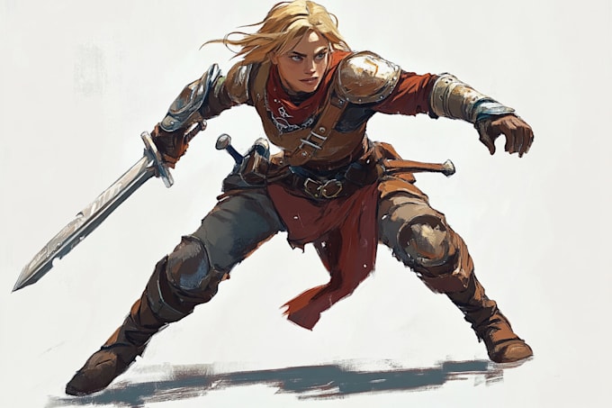 do dnd character art and design