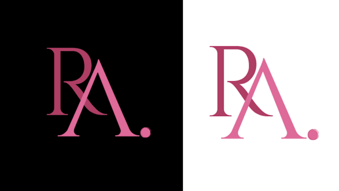 monogram or minimal letter logo
