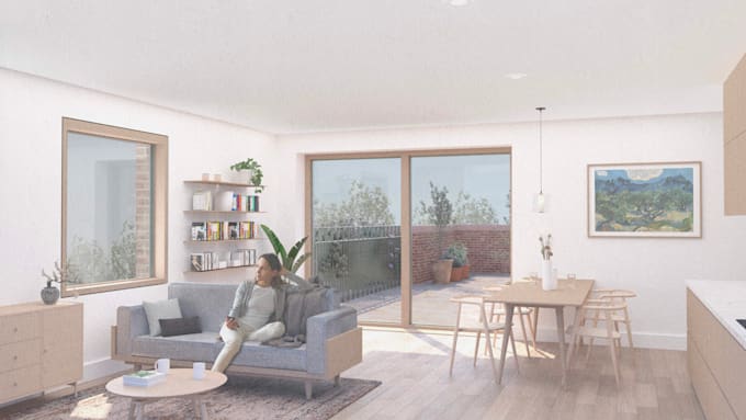 produce 3d modelling and visualisations for architectural design