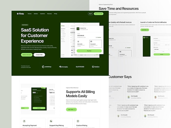 design and develop professional and responsive modern business website
