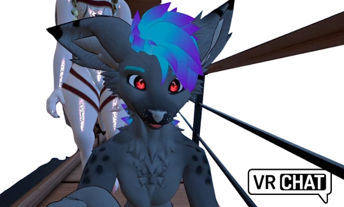 Create custom vrchat avatar vrc character vr chat 3d furry avatar vtube ...