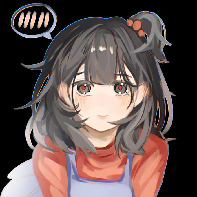 draw art anime arstyle for your pfp illustration