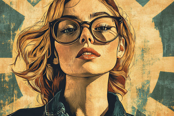 create a unique linocut portrait for you
