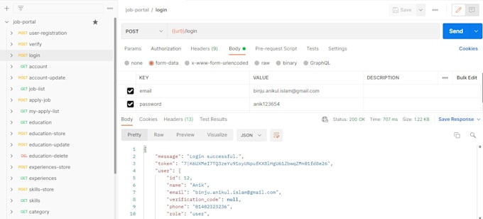 design and develop API and backend services