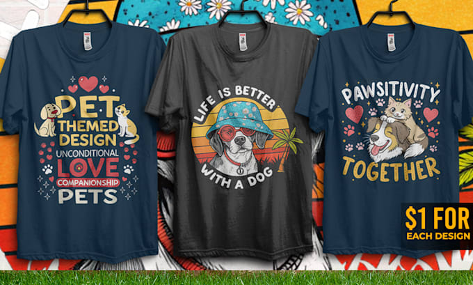 create unique animal lovers t shirt designs