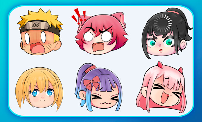 custom emote and sticker for twitch or discord