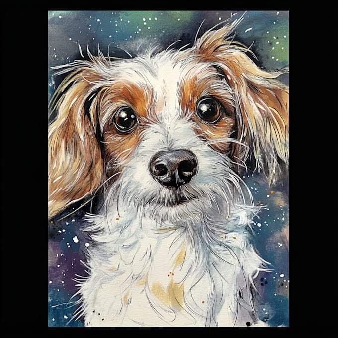 drawing custom pet portraits, cats, dogs