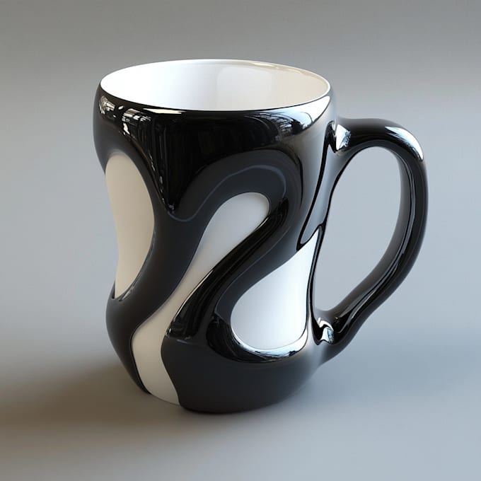 create a custom coffee mug design or coffee cup design