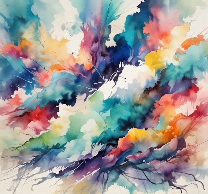 do create colorful abstract wall art designs