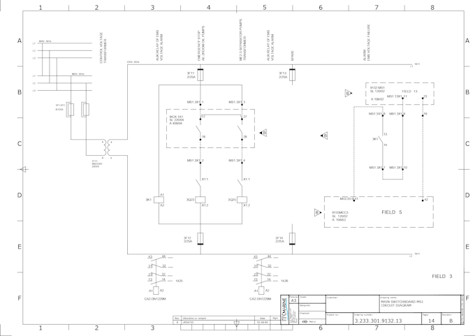 draw electrical schematics to autocad dwg
