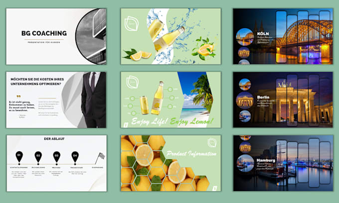 create professional powerpoint and canva presentations for you
