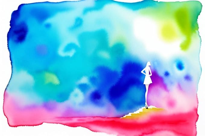 do paint abstract and surreal watercolor acrylic art