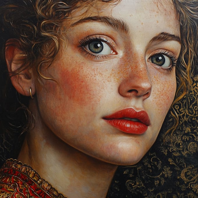 paint renaissance art oil painting portrait