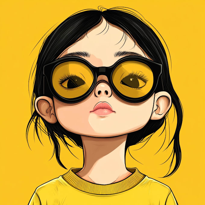 draw you as yellow cartoon character