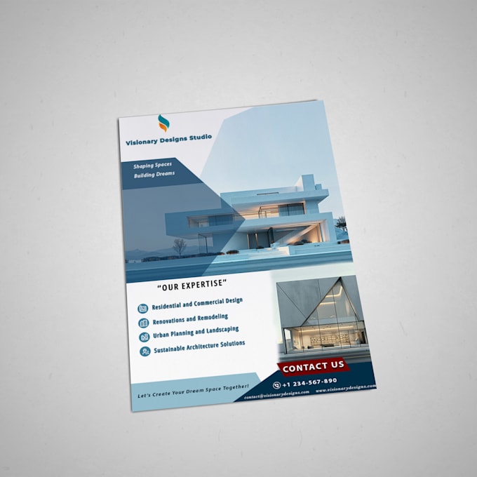 design an advertisement flyer for your business