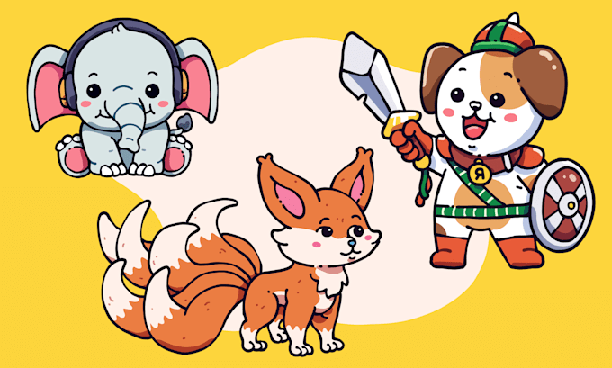 create animal and character illustration