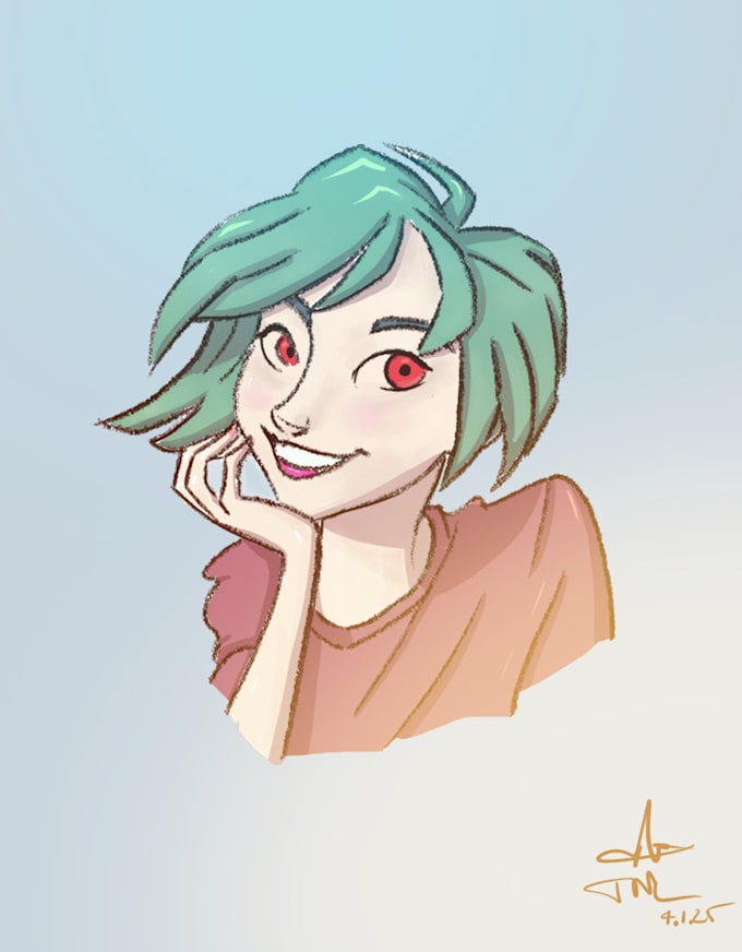 design your character as a cute chibi illustration