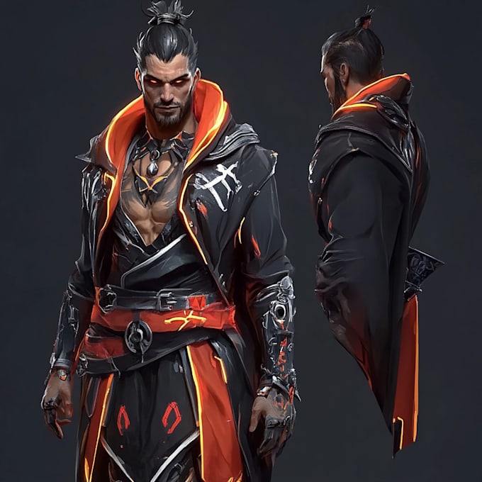 do star wars, game character or sci fi game character art