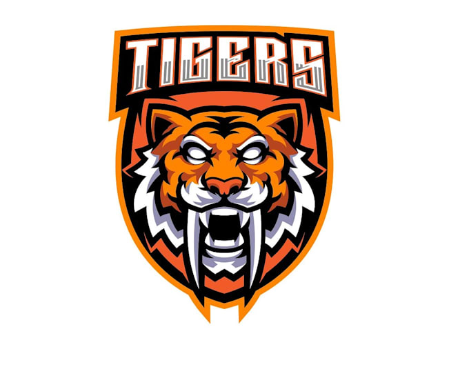 design high quality tiger mascot logo with express delivery