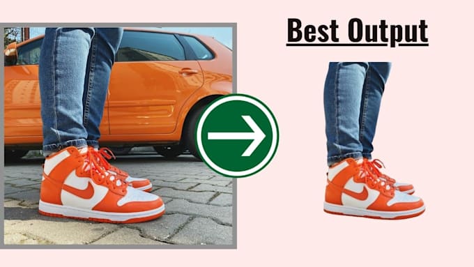 remove background, do clipping path, and retouch product photos