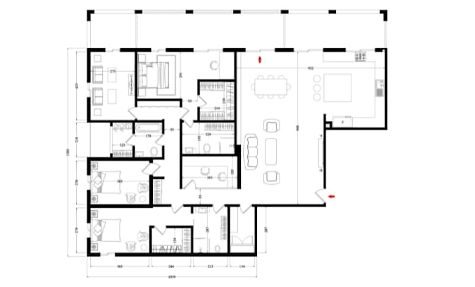 create 2d floor plan for real estate