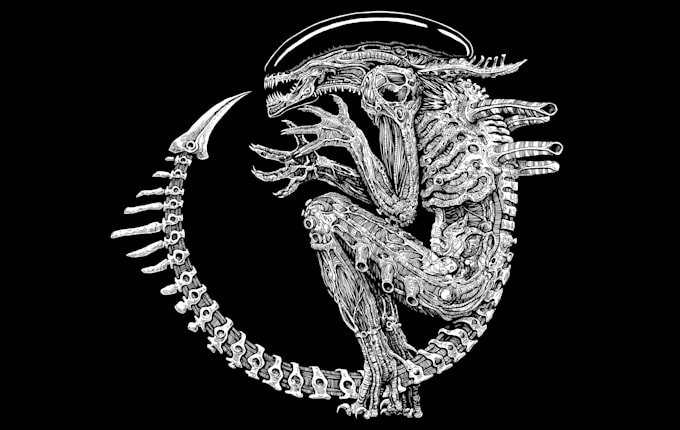 create detailed realistic line drawings for covers or books