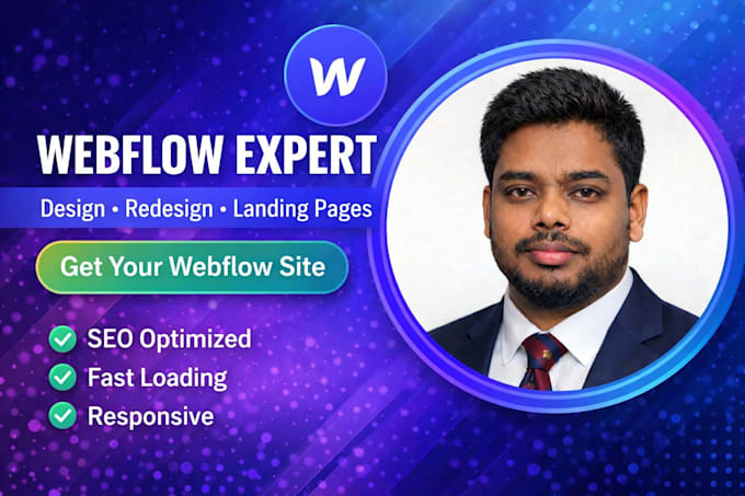 design, redesign, or develop webflow website, webflow expert