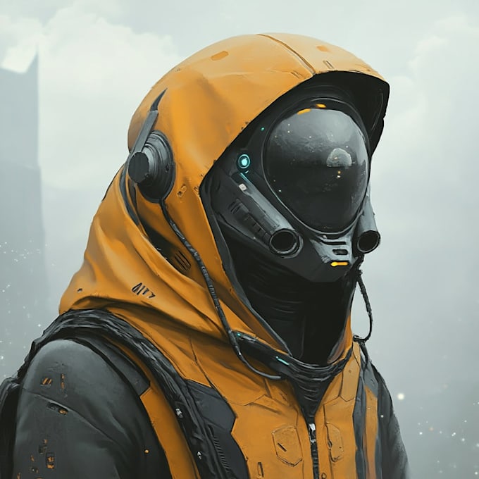 Design a game character art or sci fi character illustration by ...